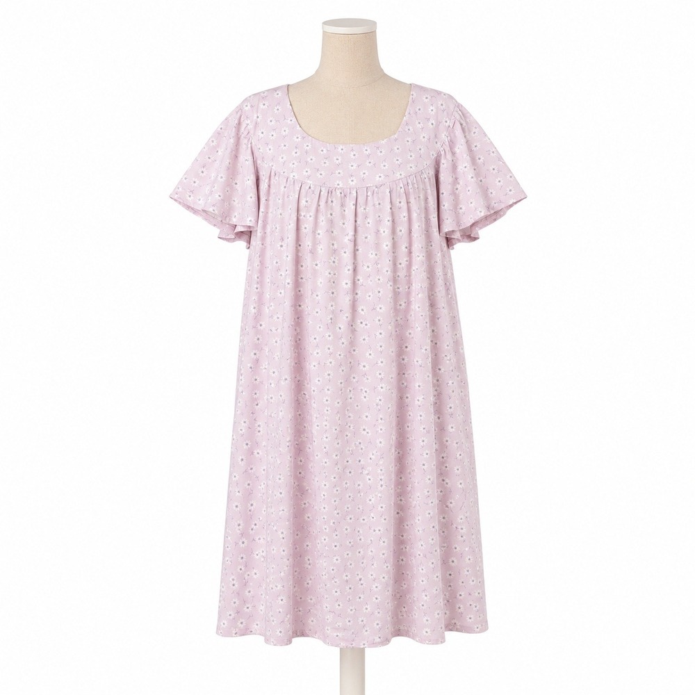 Vintage 90s Handmade Floral Daisy Muumuu House Dress Size 1X Cottagecore Prairie